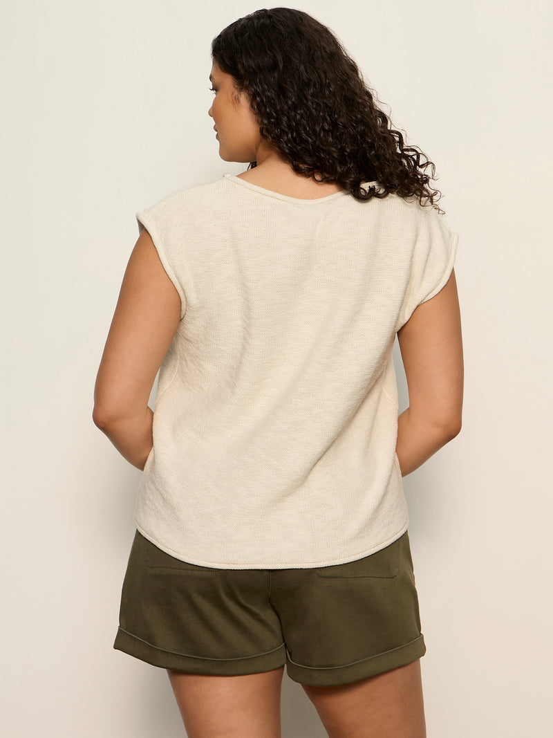Easy Sweater Tee Collagen Extended Sizing alt 2