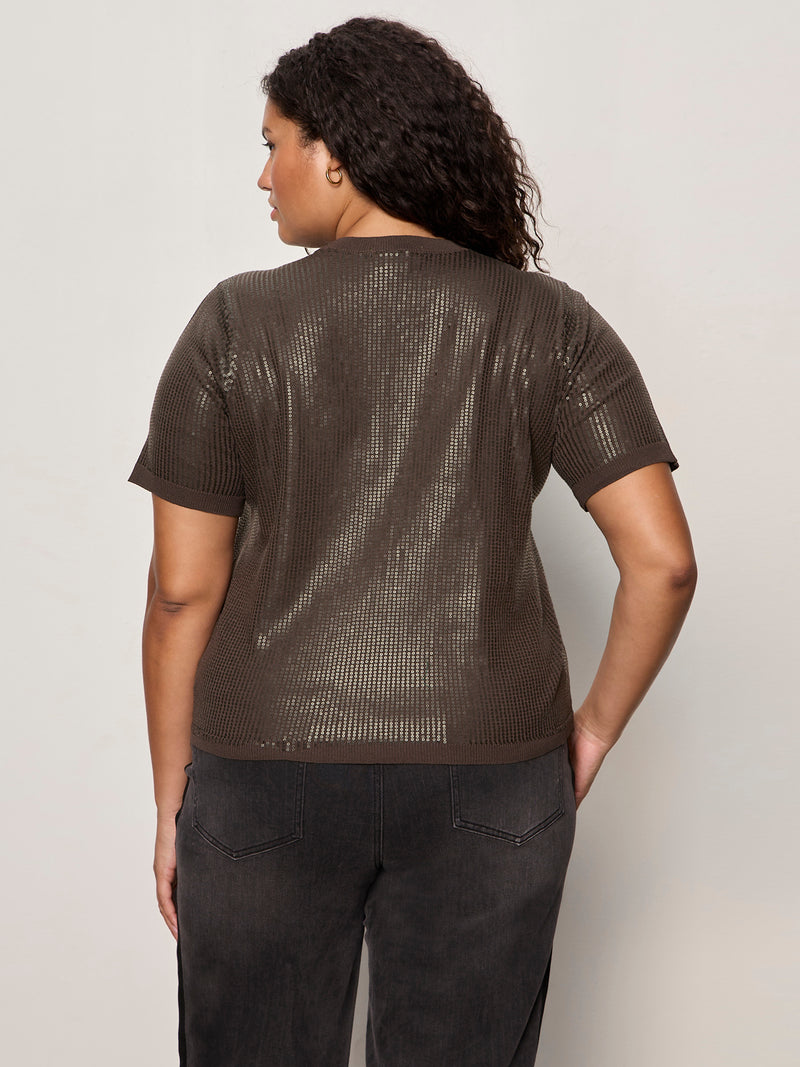 Sparkle Sequin Sweater Ink Extended Sizing alt 3