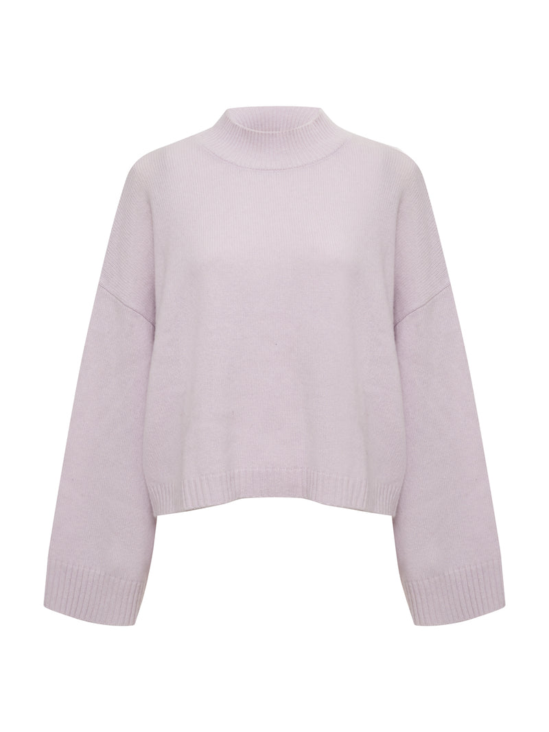 Forever Wool Cashmere Popover Light Twilight Mauve alt 6