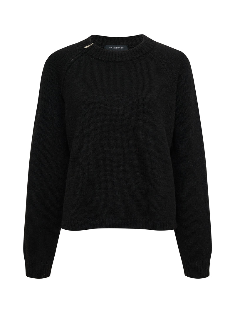 Zip It Sweater Black alt 6
