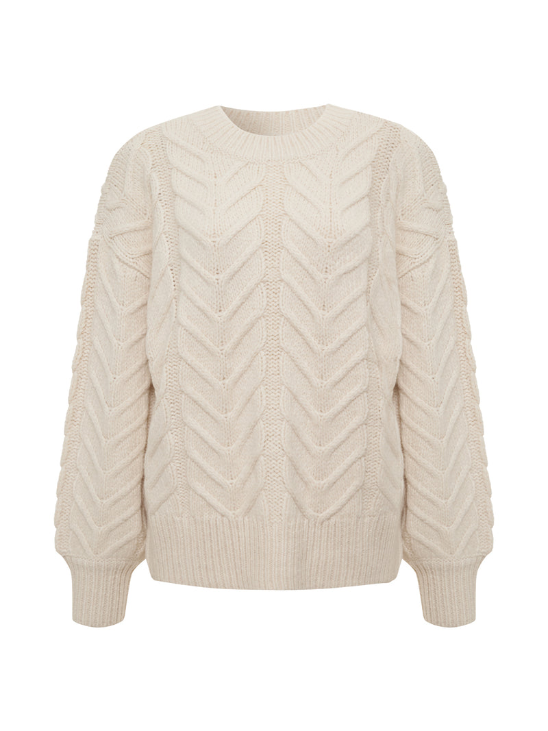 Snow Bunny Statement Sweater Chalk alt 6