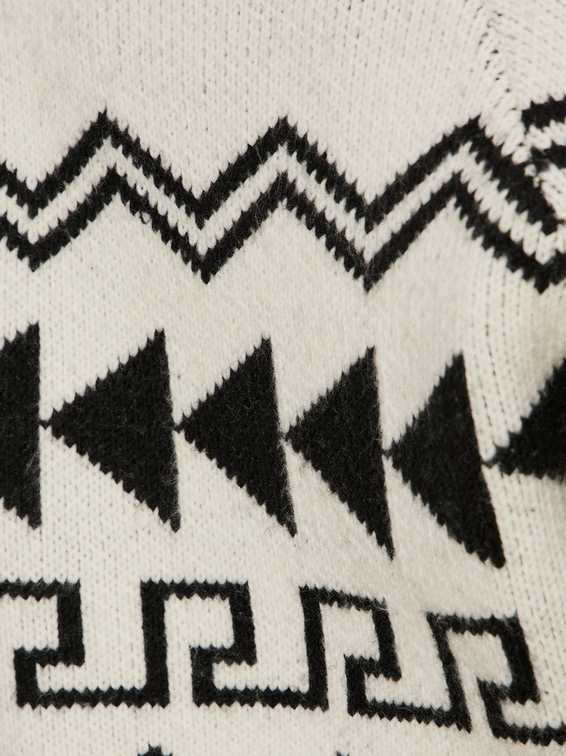 Below Zero Fairisle Popover Chalk And Black Fairisle Extended Sizing alt 6