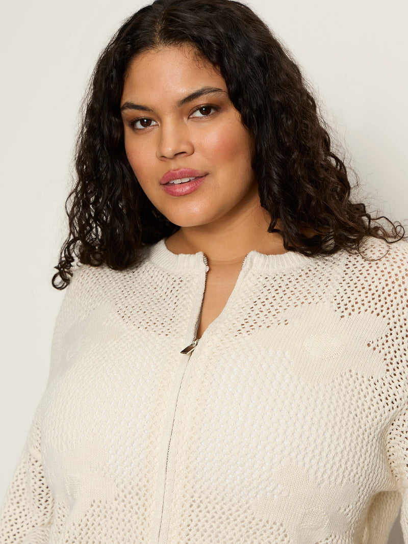 Daily Escape Flower Pop Bomber Collagen Extended Sizing alt 3