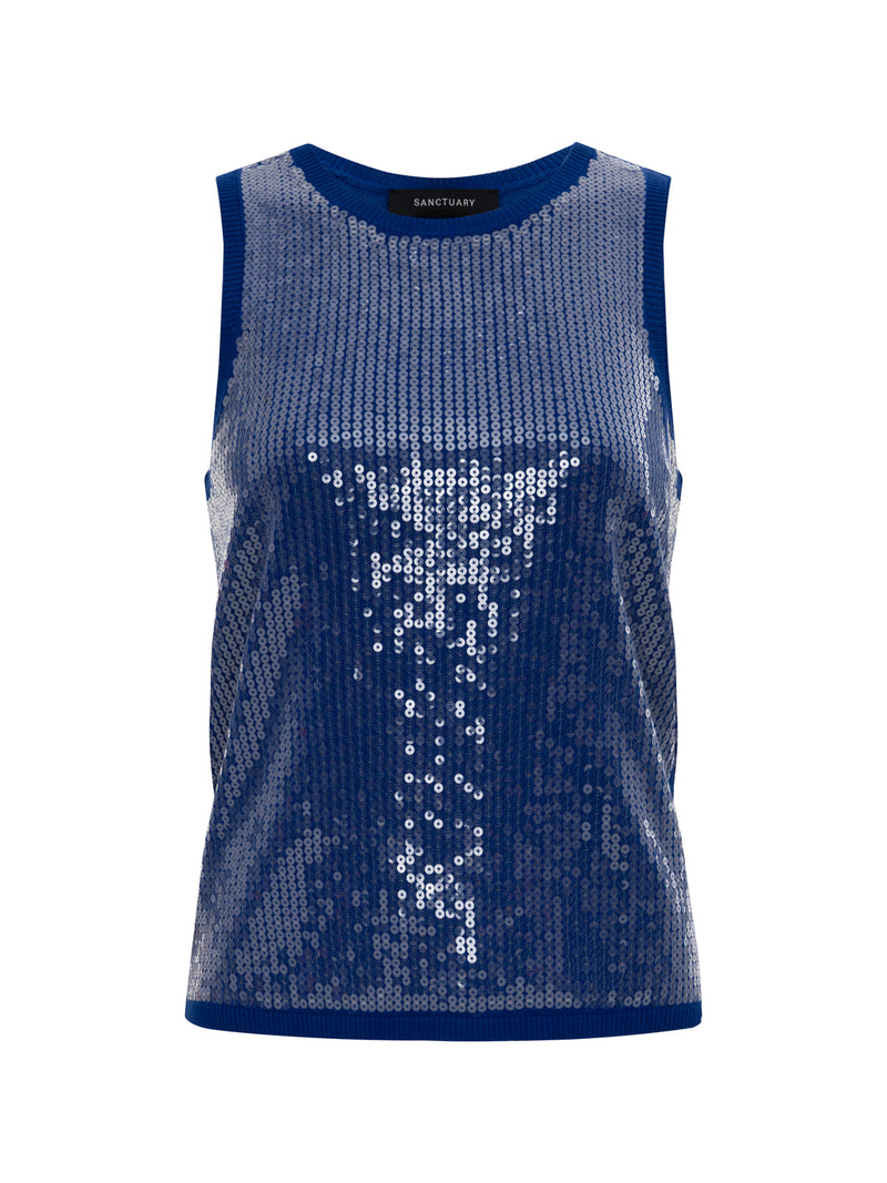 Summer Shine Sequin Shell Luminous Blue alt 6