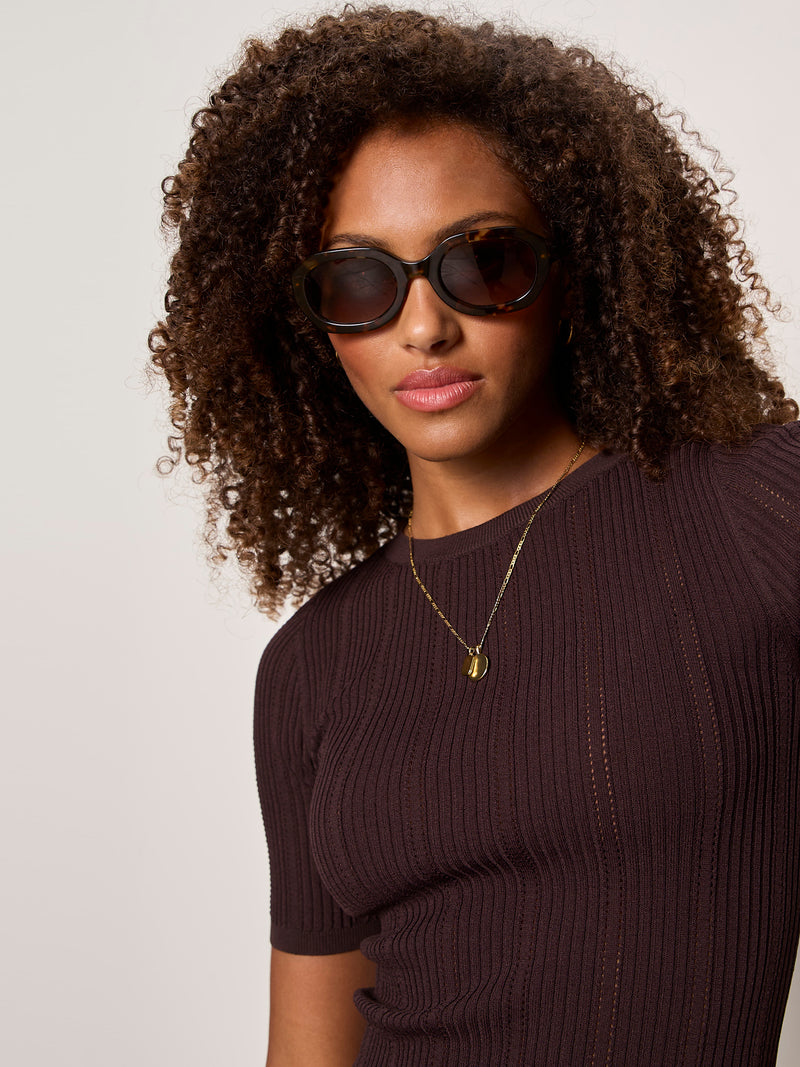Perfect Knitwear Tee Rich Soil alt 4