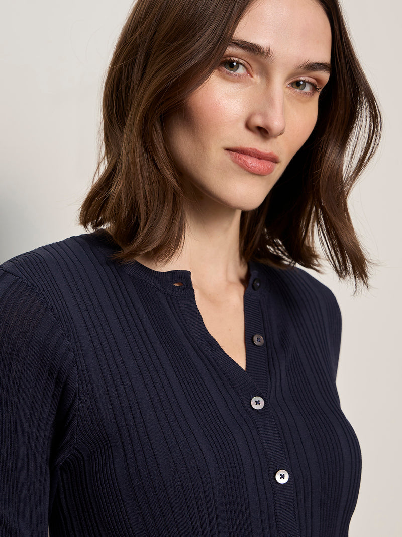 Air Of Ease Half Sleeve Tee Navy Blazer alt 4