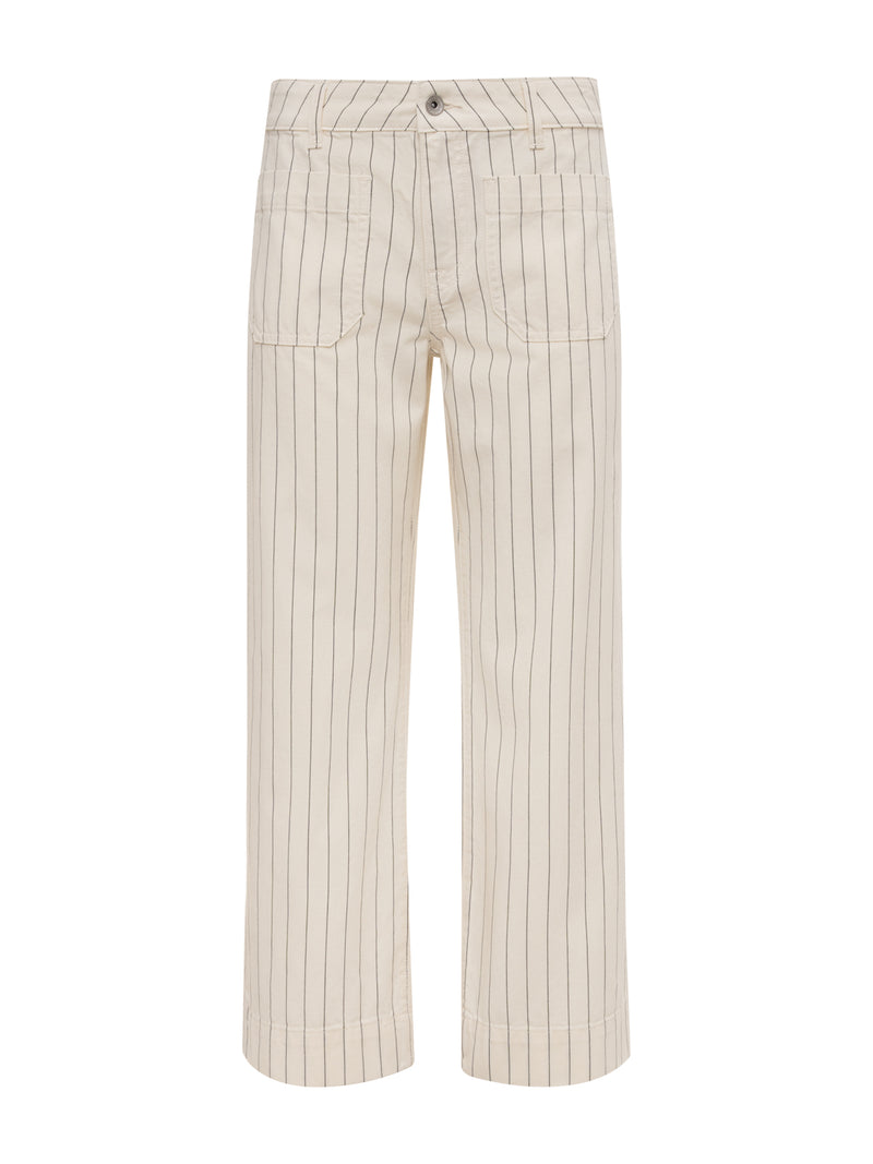 The Marine Jean Bleached White Pinstripe alt 6