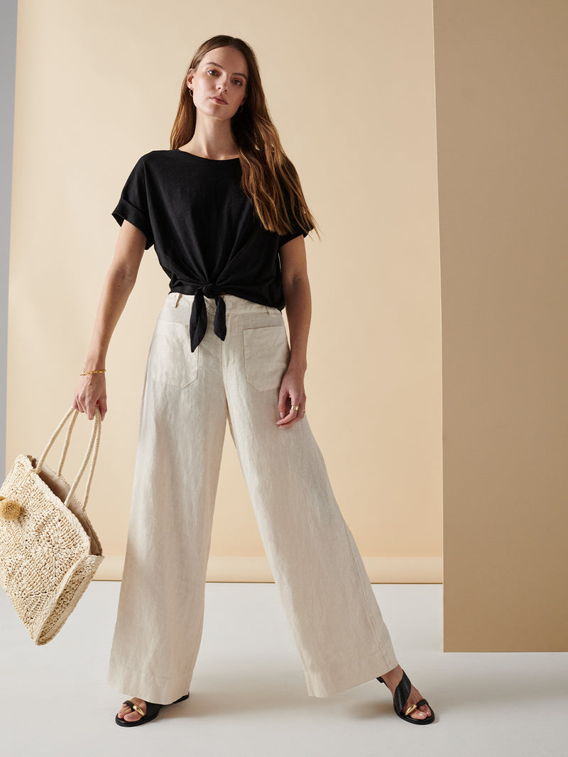 All Day Tie Tee Black alt 6