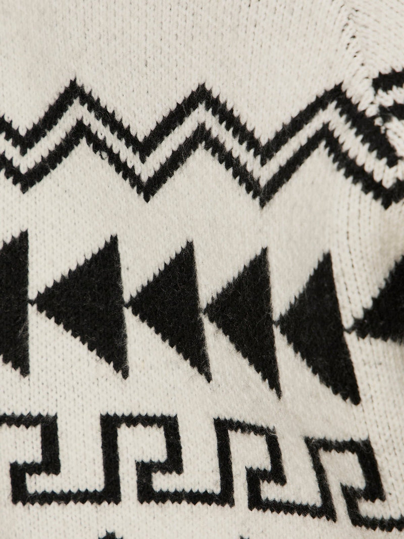 Below Zero Fairisle Popover Chalk And Black Fairisle Extended Sizing alt 6