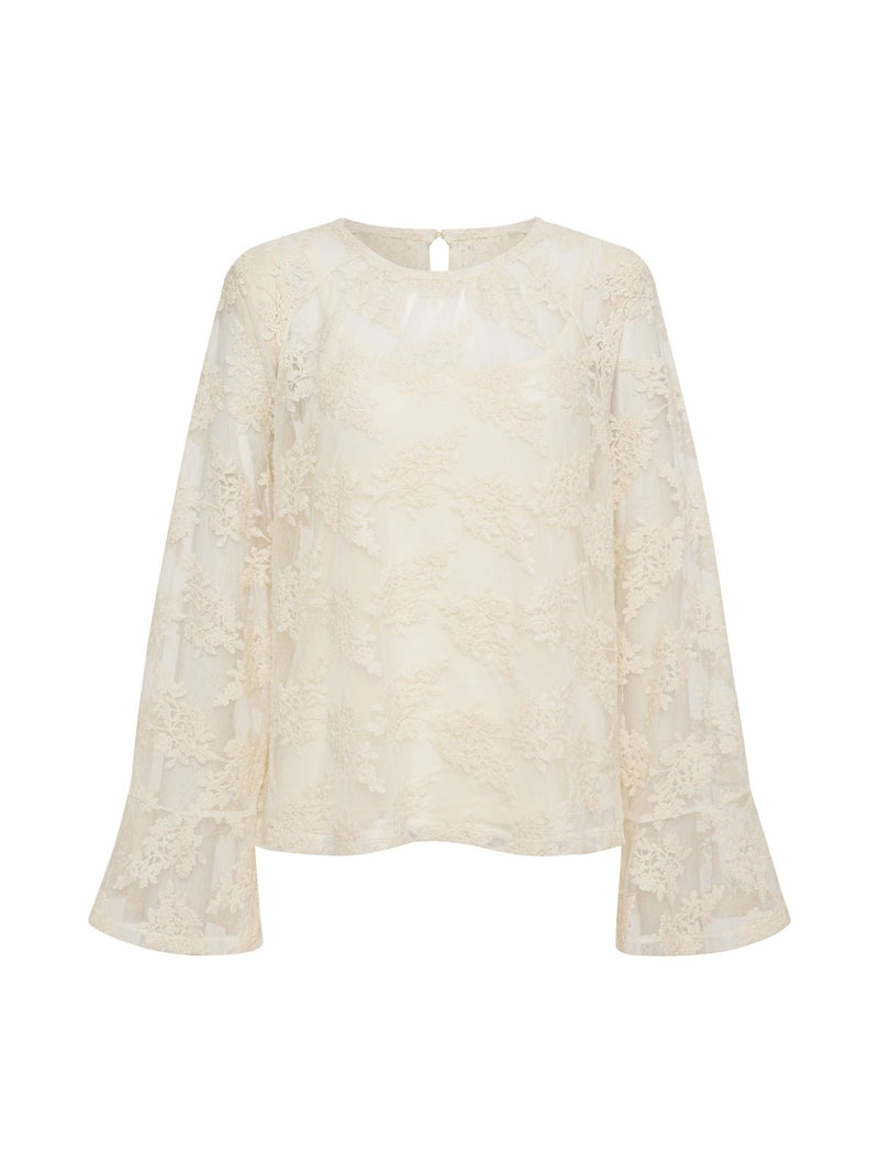 Boho Lace Top Vintage Ivory alt 5