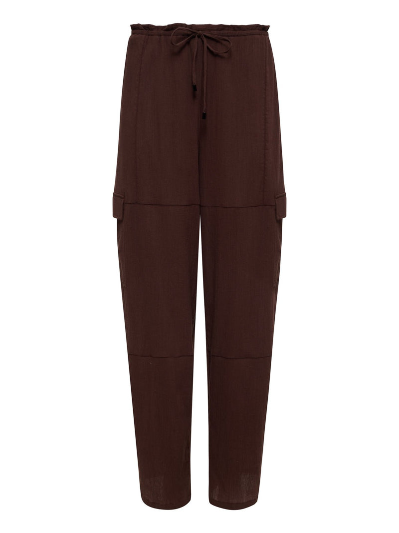 Coastal Covers Baggy Barrel Cargo Pant Espresso alt 6