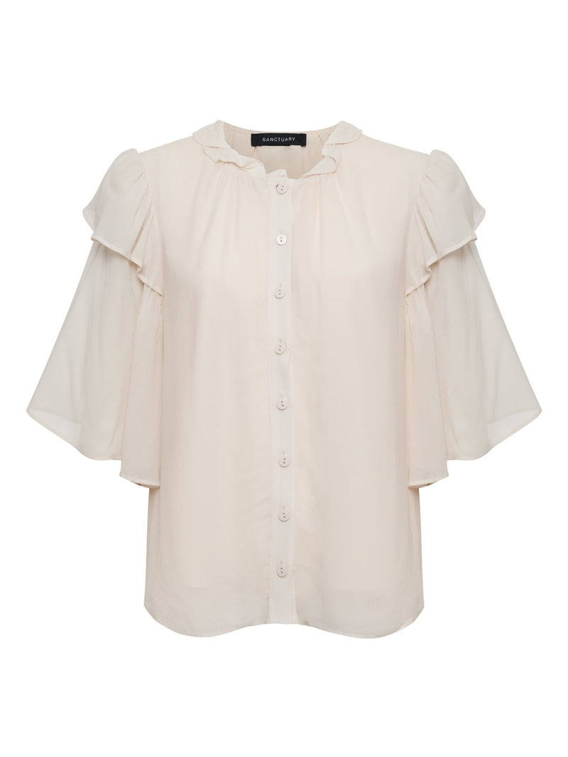 Deja Vu Blouse Light Oat alt 6
