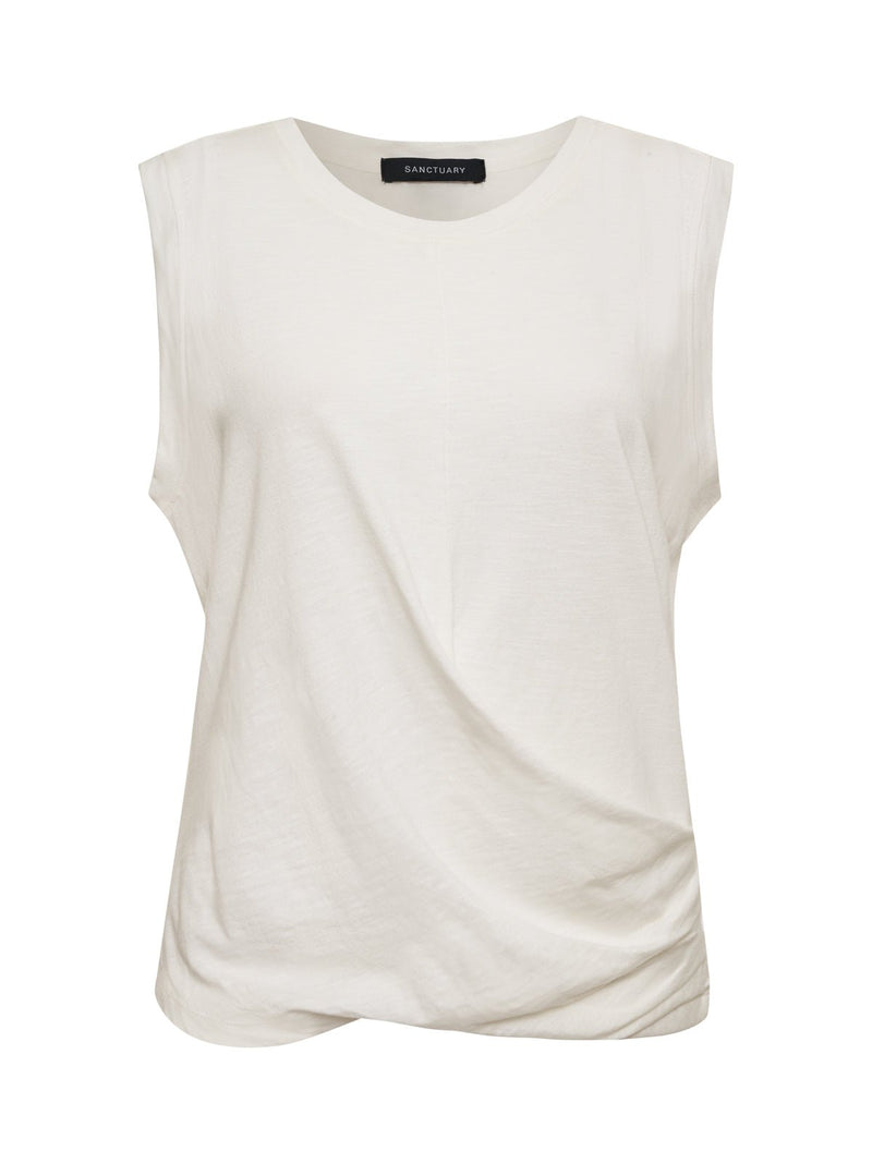 Draped Tank White alt 6