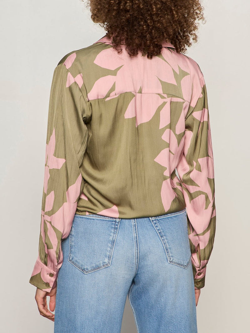 Lover Tie Shirt Pink Silhouette Petite Sizing alt 1