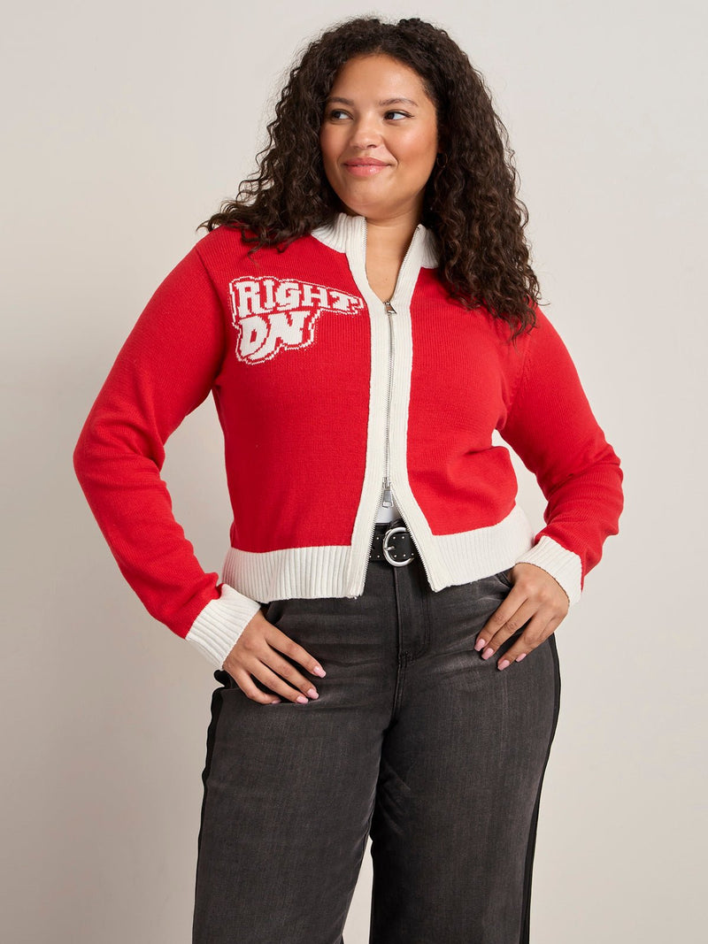 Sanctuary x PEANUTS 75th Anniversary Joe Cool Zip Up Sweater alt 5