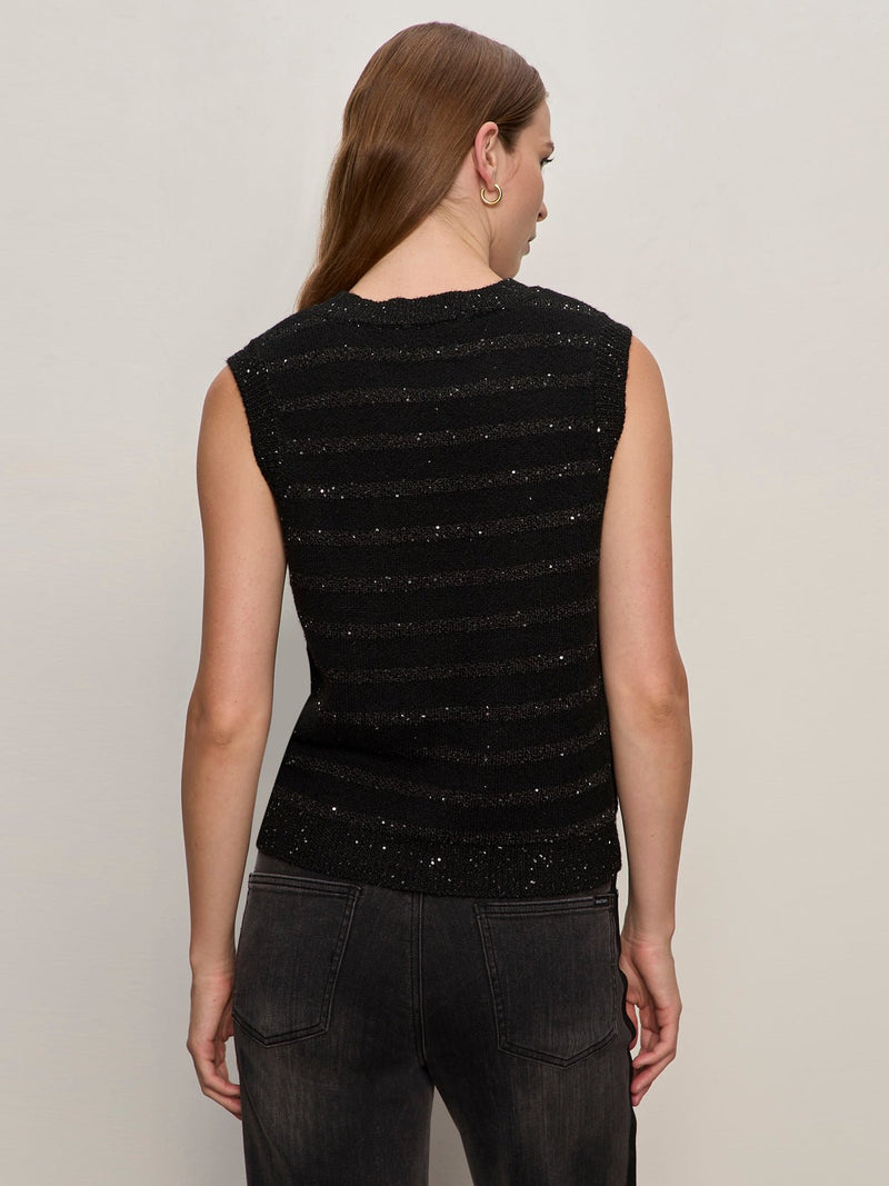 Shine Sweater Shell Black With Black Shine alt 3