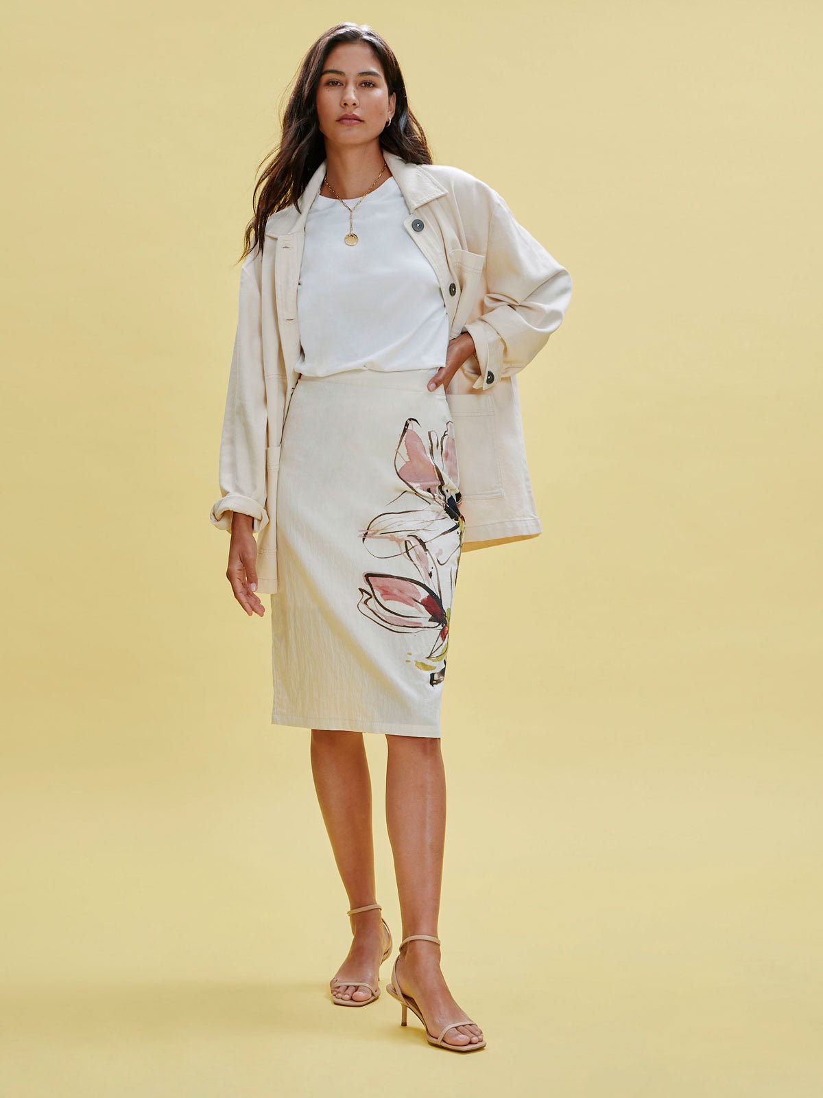 dress shirt and pencil skirt 9 Effortlessly Polished Pencil Skirt Outfits to Try This Fall
