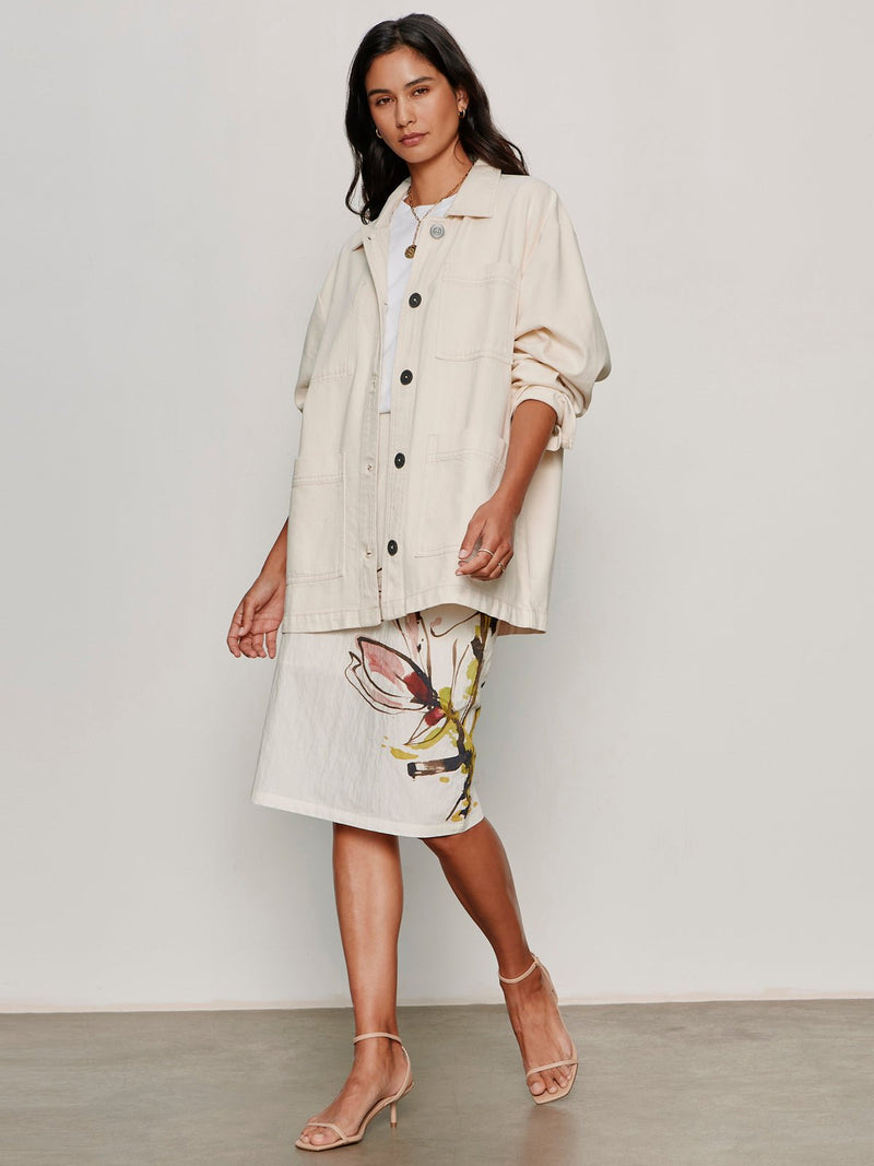 Spring Fleur Pencil Skirt Fleur alt 6