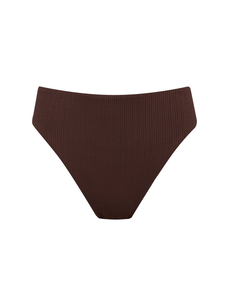 Stay Connected High Rise Bikini Bottom Espresso alt 4