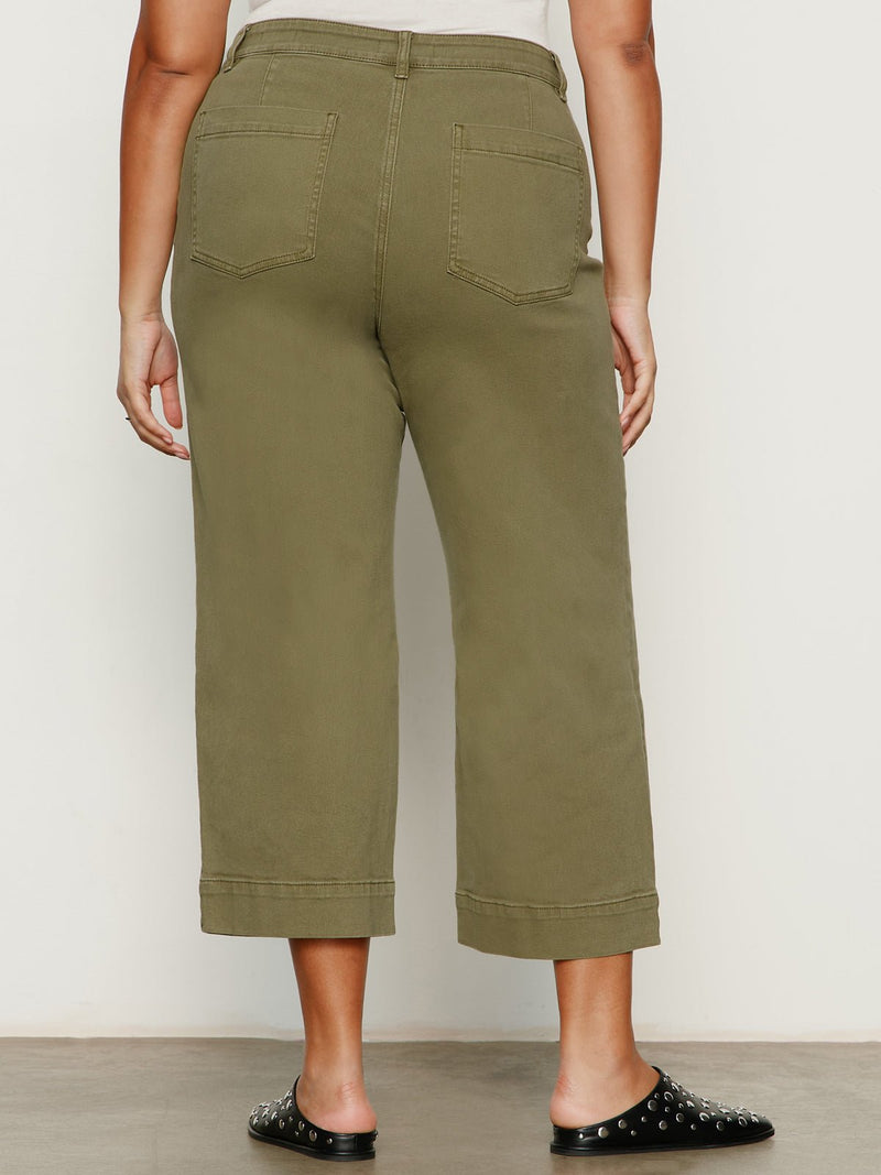 The Marine Jean Covert Green Extended Sizing alt 2