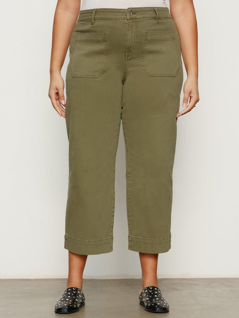 The Marine Jean Covert Green Extended Sizing