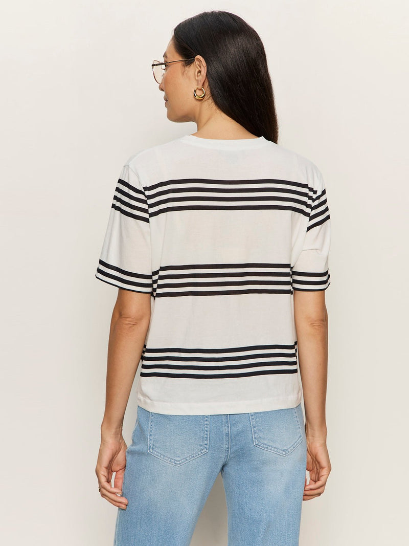 Tuck It Under Tee Chalk / Black Stripe alt 1