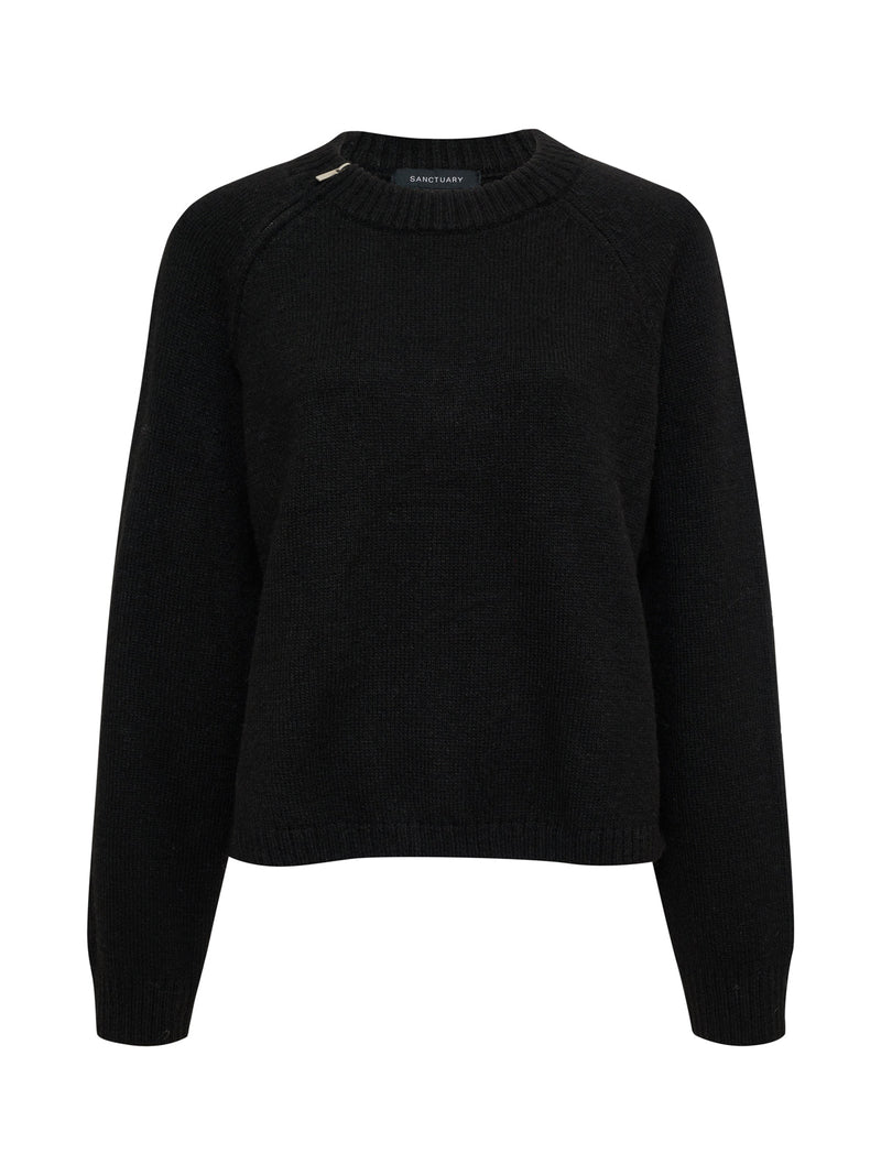 Zip It Sweater Black alt 6