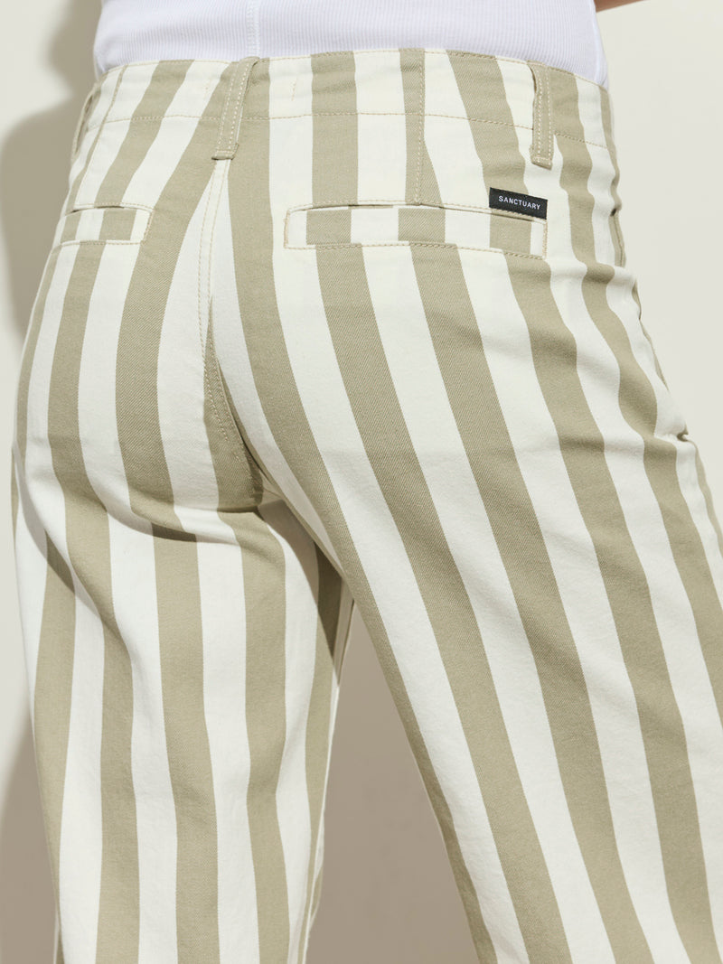 Cafe Pant Olive Tree/Chalk alt 5