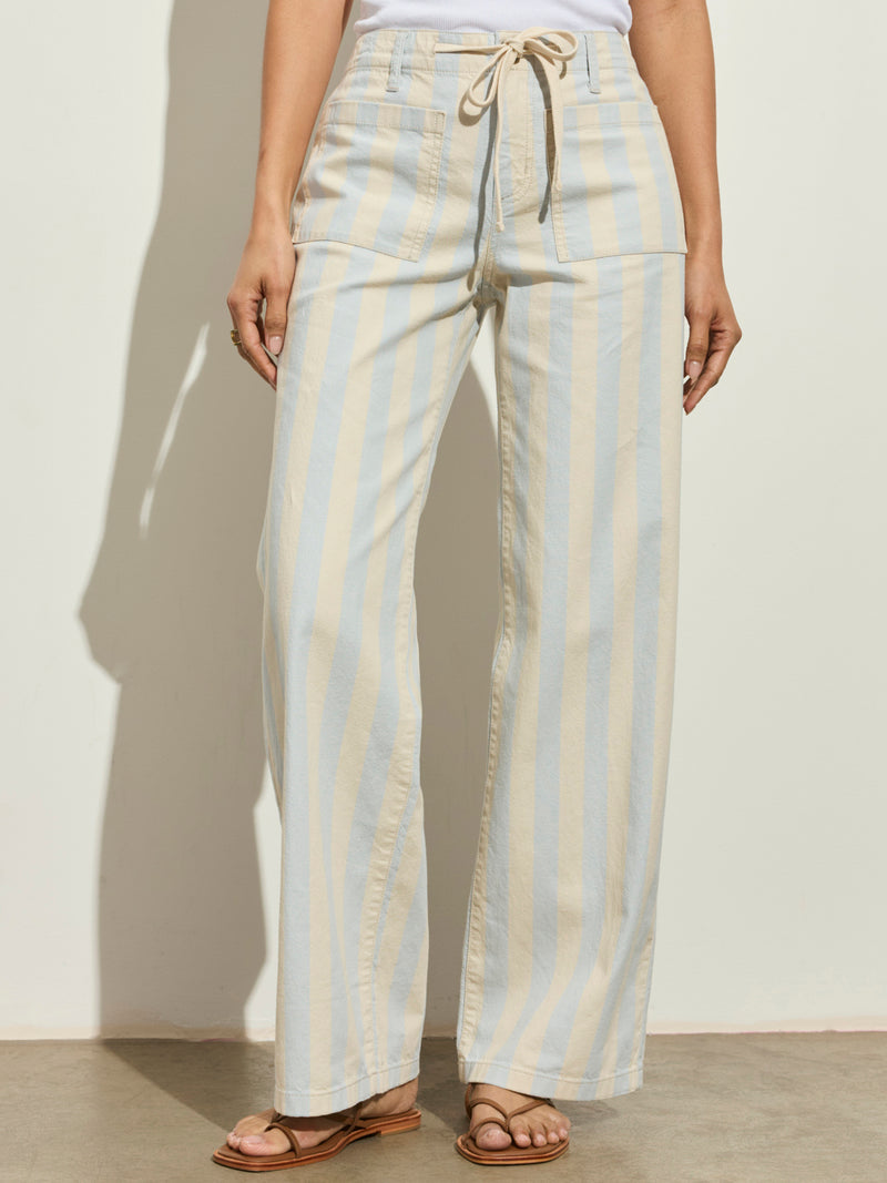 Cafe Pant Blue Aura/Summer Sand alt 1
