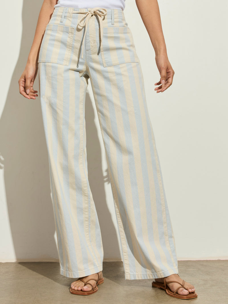 Cafe Pant Blue Aura/Summer Sand alt 5