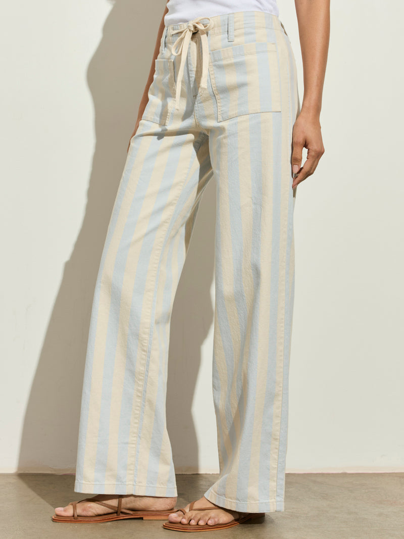 Cafe Pant Blue Aura/Summer Sand alt 3
