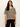 Perfect Sequin Sweater Tee Hazelnut / Black Stripe