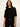 Perfect Sequin Sweater Tee Black