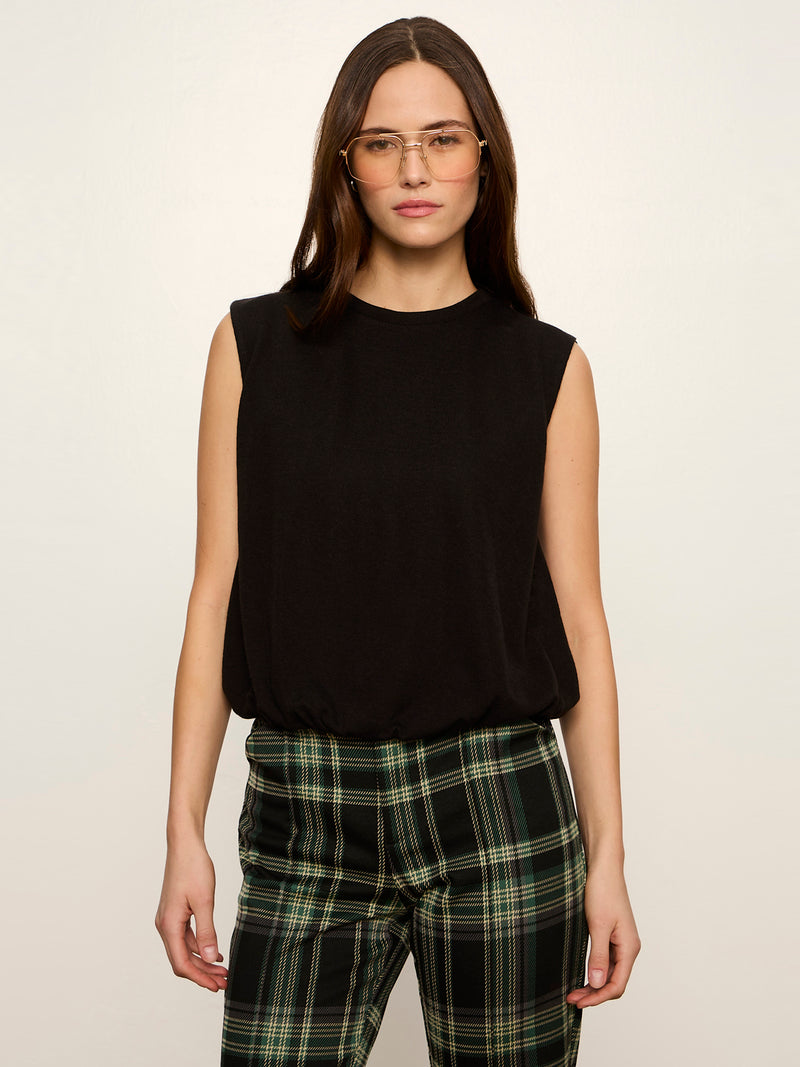 Quinn Bubble Shell Tank Black alt 1
