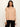 Color Block Mock Neck Pullover Hazelnut / Bone
