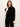 Color Block Mock Neck Pullover Black / Bone