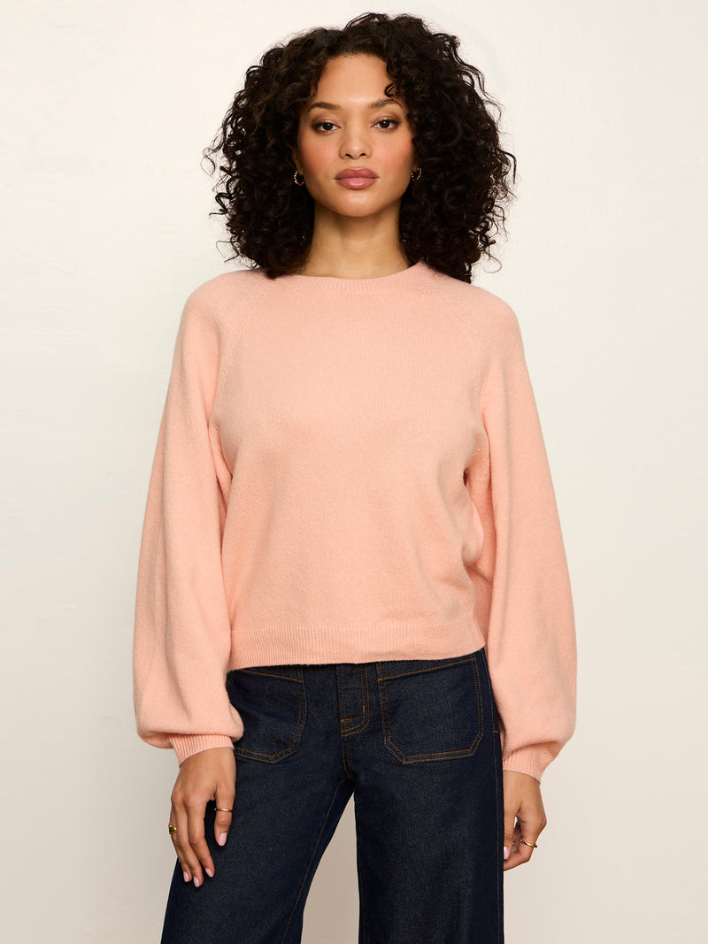 Soft Popover Sweater Light Persimmon alt 1