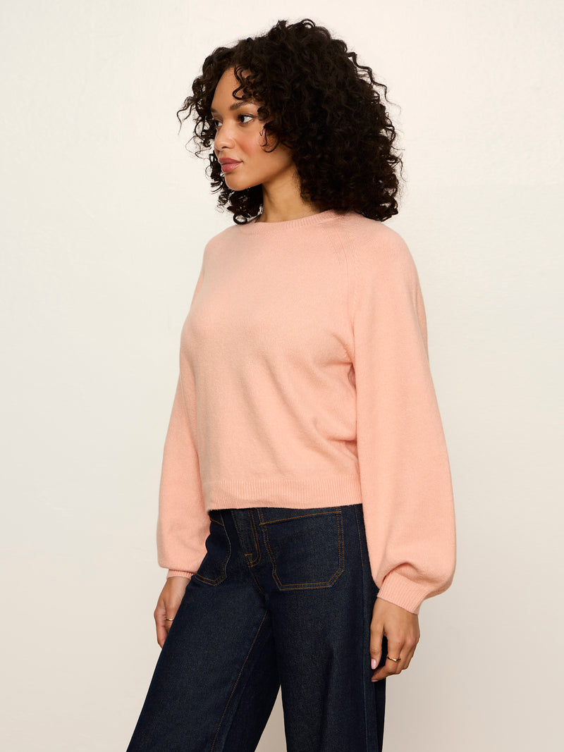 Soft Popover Sweater Light Persimmon alt 2