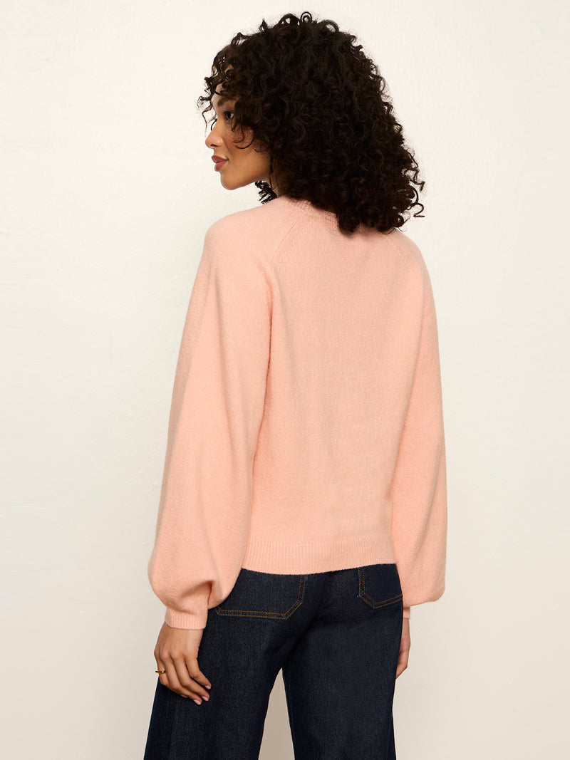 Soft Popover Sweater Light Persimmon alt 3