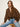 Avery Beaded Crop Shirt Toffee Plaid