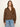 Avery Beaded Crop Shirt Toffee Plaid