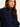 Bubble Hem Bomber Jacket Dark Denim