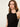 Revelry Asymmetrical Top Black