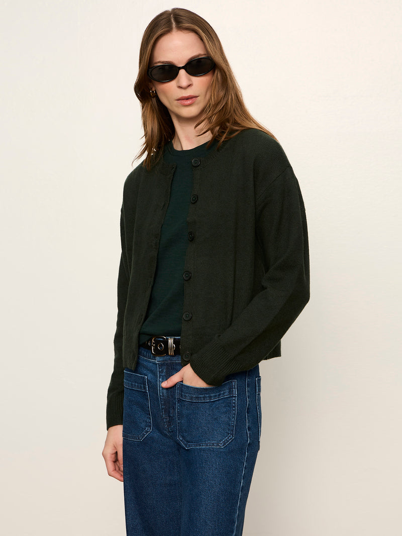 Must-Have Cardigan Forest Petite Sizing alt 2