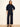 Ekara Slim Wide Crop Jean Indigo Rinse