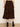 Autumn Pleated Midi Skirt Cocoa Paisley