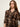 Meet In Paris Tie Neck Blouse Cinder Plaid