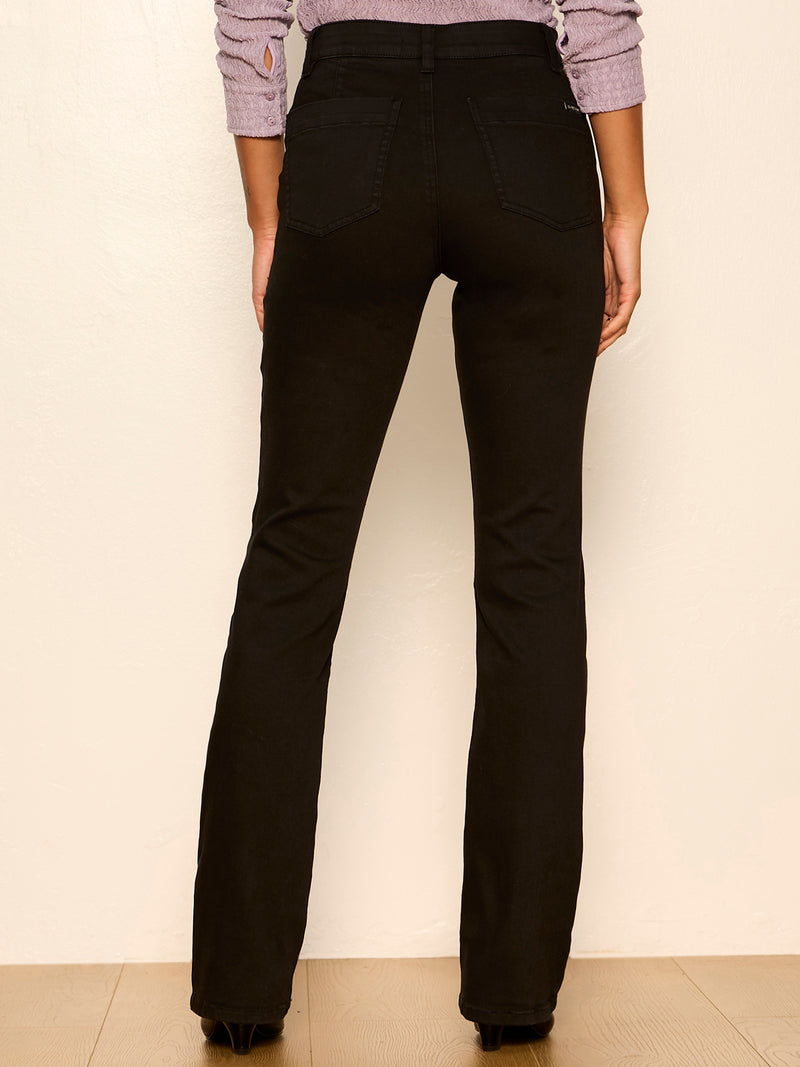 Uplift Pull On Trouser Navy Pinstripe alt 1