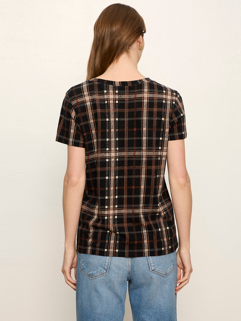 The Perfect Tee Cinder Plaid alt 2