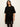 Pointelle Sweater Tee Black